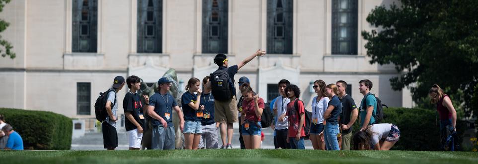 Student orientation on campus